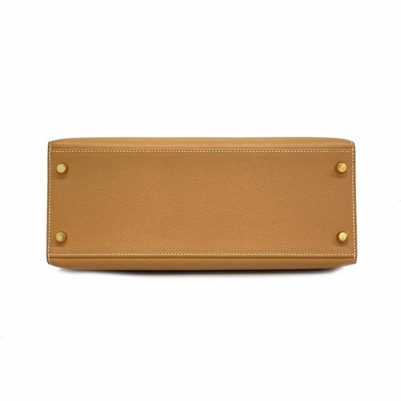 Hermes handbag Kelly 28 E stamp Cushvel natural ladies - Picture 3 of 15